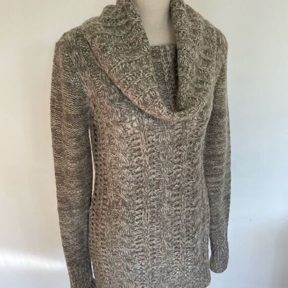 Like, love cowl neck light/ dark blend knit sweater, size M - Picture 7 of 7